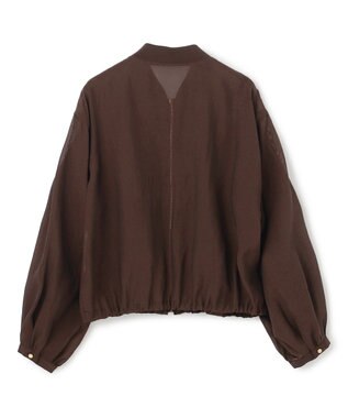 BEIGE， SERAPHIN / ライトシアーギャザー ブルゾン Bordeaux