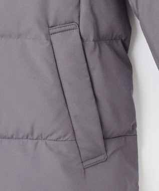 ANY SIS 【洗える】エコファイバーミックスショート ダウン スレート