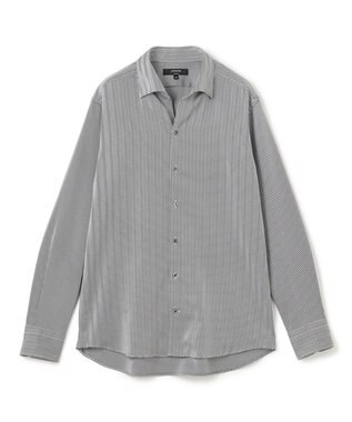 JOSEPH HOMME 【洗える】ツイルへリンボンクレイジー　ドレスシャツ ブラック系1