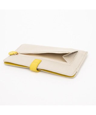 UNBILLION アトランタ ATLANTA / 牛革薄マチロングウォレット アイボリー