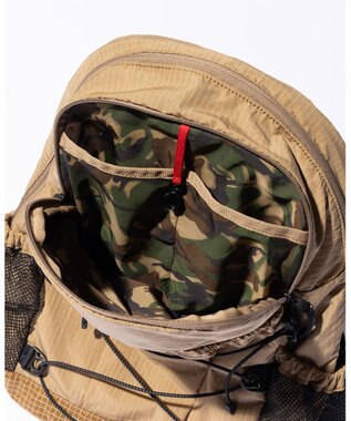 JOSEPH ABBOUD MOUNTAIN 【CREA掲載・軽量/ECO撥水】ナイロンリップクロス バックパック 21L ベージュ系