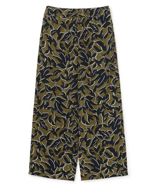 UNFILO 【ウエストゴム】プリント イージーパンツ ボタニカル