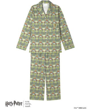 une nana cool 【ハリー・ポッターコラボ】【綿100%】開襟パジャマ イエロー