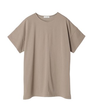 Green Parks 冷っとすずやか　袖広チュニック Gray Beige