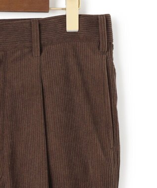 J.PRESS MEN 【WEB・一部店舗限定】トリコットコーデュロイ 1タックトラウザー ブラウン系