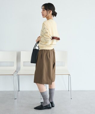 CRAFT STANDARD BOUTIQUE ニットストール+プルオーバー Border