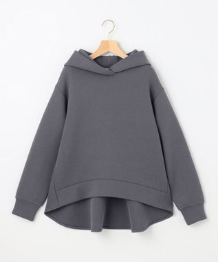 組曲 ダンボールジャージーバックフリル パーカー グレー系