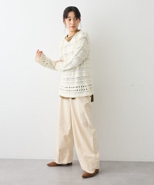 CRAFT STANDARD BOUTIQUE スラブニットチュニック Ivory