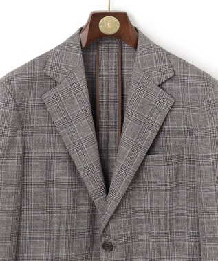 J.PRESS MEN 【NEW STAGE】 KASURI DYEING チェック ジャケット ブラウン系3