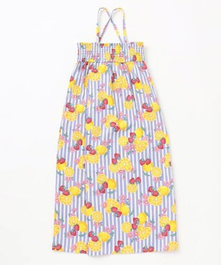 ANY KIDS 3WAY ロング丈 浴衣 セット フルーツ×ストライプ