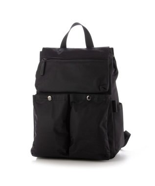 Y'SACCS ダブルホックポケットリュック ブラック