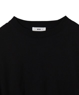 WEGO ビッグコットンT（LS） ブラック