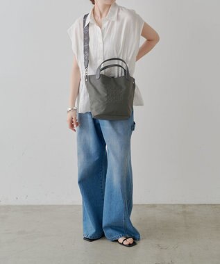 russet コーデュラナイロン2WAYタウントートバッグ(CE-1673-WEB) Gray