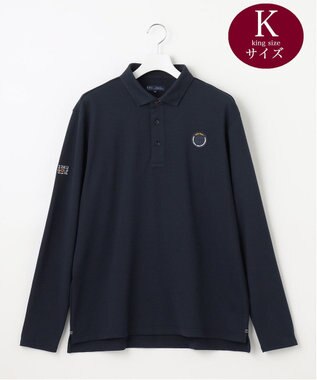 定番人気【MEN】ハニカムカノコ 長袖ポロシャツ / 23区GOLF