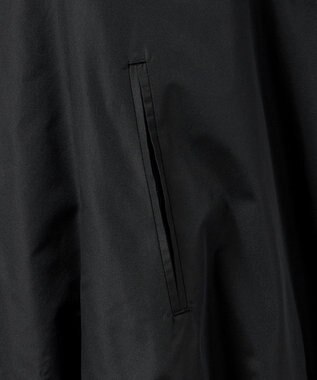 23区 【エステータ】シルクブレンド ライトタフタ ジップアップ ベスト ブラック