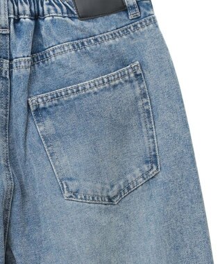 Green Parks ・ＥＬＥＮＣＡＲＥ　ＤＵＥ　デニムタックワイドパンツ Indigo