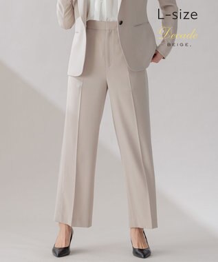 BEIGE， 【L-size】CINDY / ワイドパンツ Sand