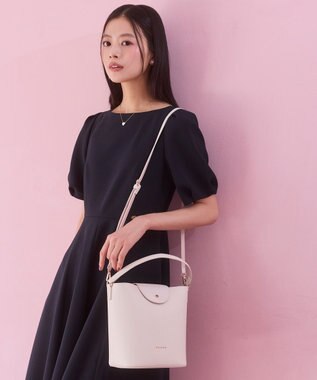 PETAL SILHOUETTE LEATHER BAG  レザーバッグ