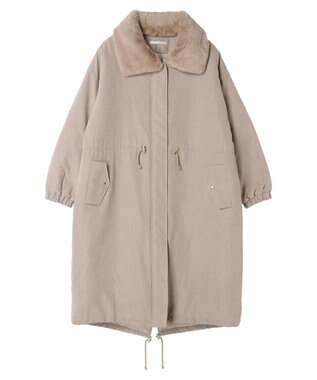 Green Parks ・ＥＬＥＮＣＡＲＥ　ＤＵＥ　中綿モッズロングコート Beige