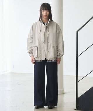 J.PRESS YORK STREET 【WOMEN】ソフトワイドデニム ネイビー系