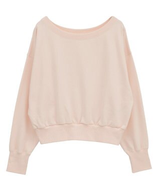 Green Parks オフショルスウェット Pink
