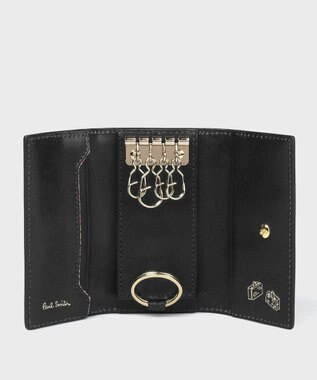 Paul Smith ベジタン SS26 キーケース ブラック