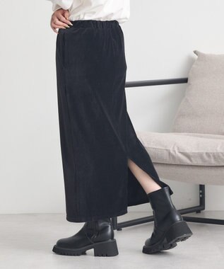 earth music&ecology コーデュロイナロースカート