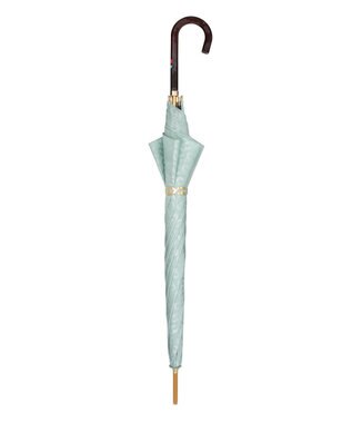 MOONBAT FURLA 長傘 モノグラムジャガード UV 日本製 ミントグリーン