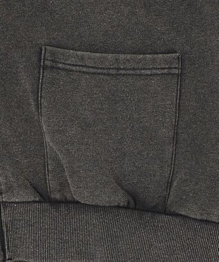 WEGO 【ユニセックス着用ITEM】ケミカルスウェットカーディガン ブラック