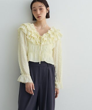 Green Parks ２ＷＡＹフリルブラウス
