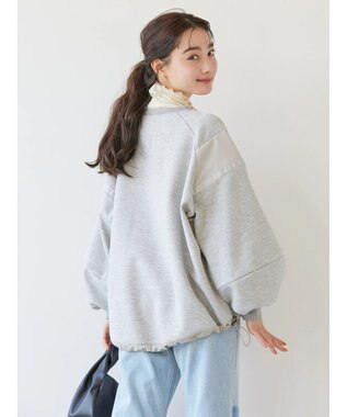 AMERICAN HOLIC ショルダーラインドロストポンチプルオーバー Gray Mixture