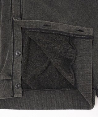 WEGO 【ユニセックス着用ITEM】ケミカルスウェットカーディガン ブラック