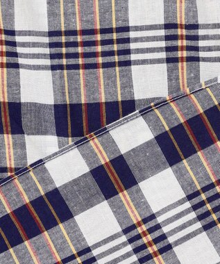 J.PRESS MEN 【KING SIZE】インディアンマドラスチェック シャツ / B.D. ネイビー系3