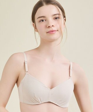 une nana cool 【リニューアル】364ブラ シンプル ノンワイヤーブラ