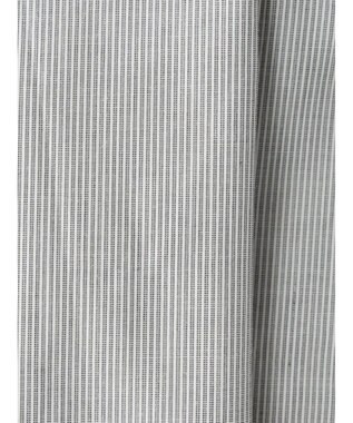 Green Parks イージーケアスタンドフリルシャツチュニック Stripe Black