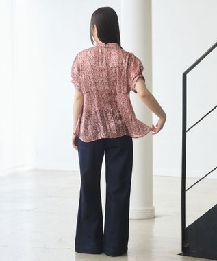 J.PRESS YORK STREET 【WOMEN】ソフトワイドデニム ネイビー系