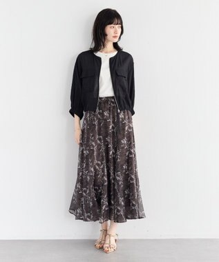 YECCA VECCA ドライタッチシアーブルゾン Black