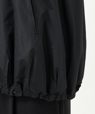 23区 【エステータ】シルクブレンド ライトタフタ ジップアップ ベスト ブラック