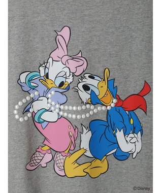 Green Parks ドナルドダック９０ｔｈ／アクセ風プリントＴＥＥII Gray Mixture