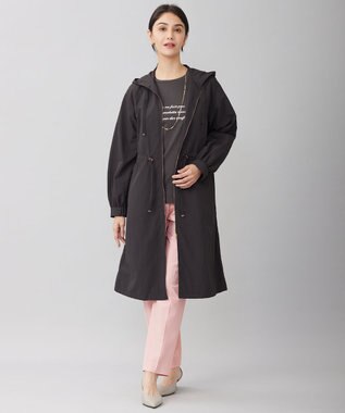 自由区 【洗える】長袖ロゴ Tシャツ グレー系