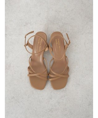 earth music&ecology ＯＲｉｅｎｔａｌＴＲａｆｆｉｃ　ナローストラップサンダル Mocha