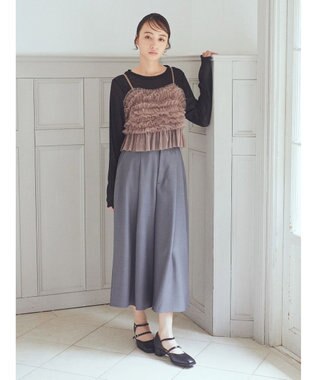 earth music&ecology チュールビスチェ Mocha