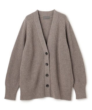 uncrave チャンキーニット カーディガン カーキグレー