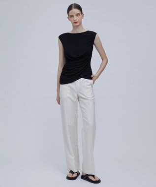 BEIGE， MELLE / ギャザートップス Black