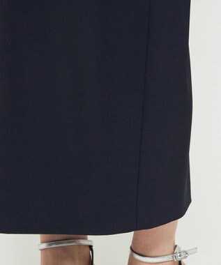 uncrave クールタッチツイル ノースリーブワンピース ダークネイビー