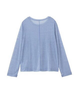 earth music&ecology ラメシアープルオーバー Blue