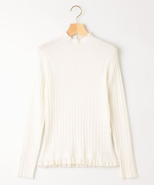 組曲 リブハイネック  ニット アイボリー系
