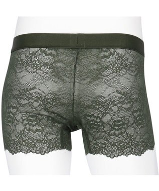 WACOAL MEN ボクサーパンツ 【レースボクサー】 美しさと快適さを追求 通気性 前閉じ WT3822 /ワコールメン オリーブ