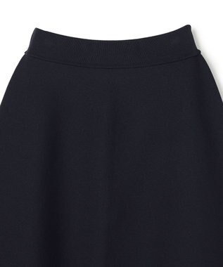UNFILO L BEAUTY FORM KNIT フレアスカート セットアップ ネイビー