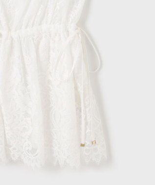 GRACE CONTINENTAL レースノースリーブブラウス ホワイト